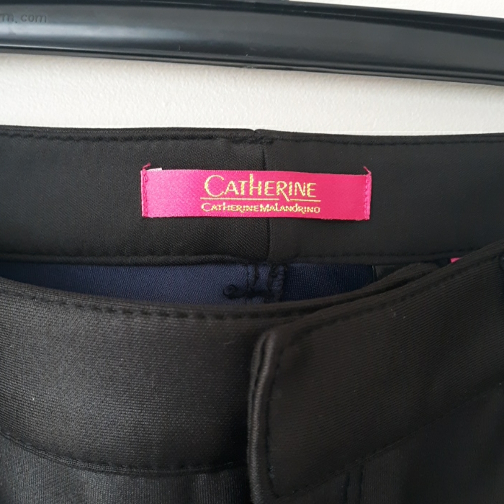 Catherine Malandrino black stretch pants size 14. - Picture 2 of 8